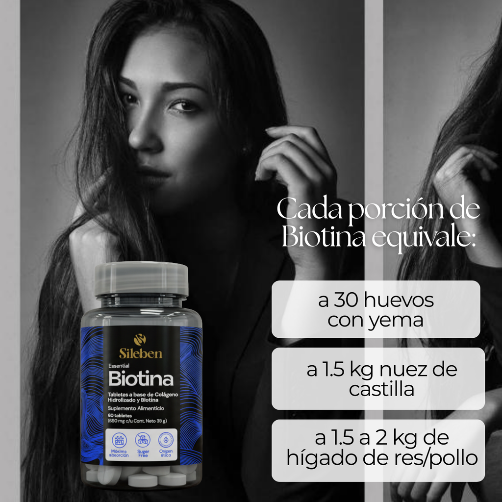 Biotina | Colágeno Hidrolizado Péptidos Bioactivos 650 mg