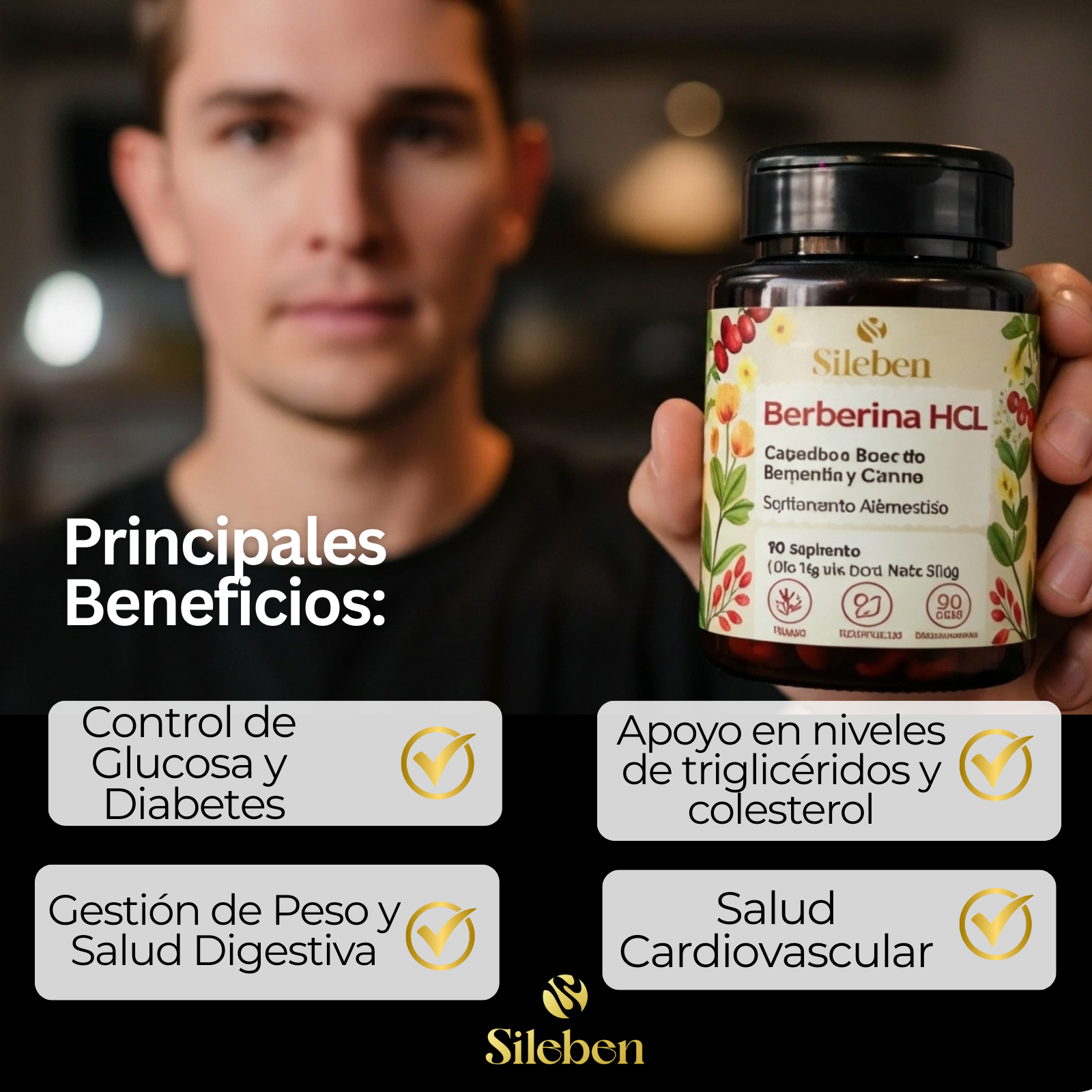 Berberina HCL | Cromo 1200 mg