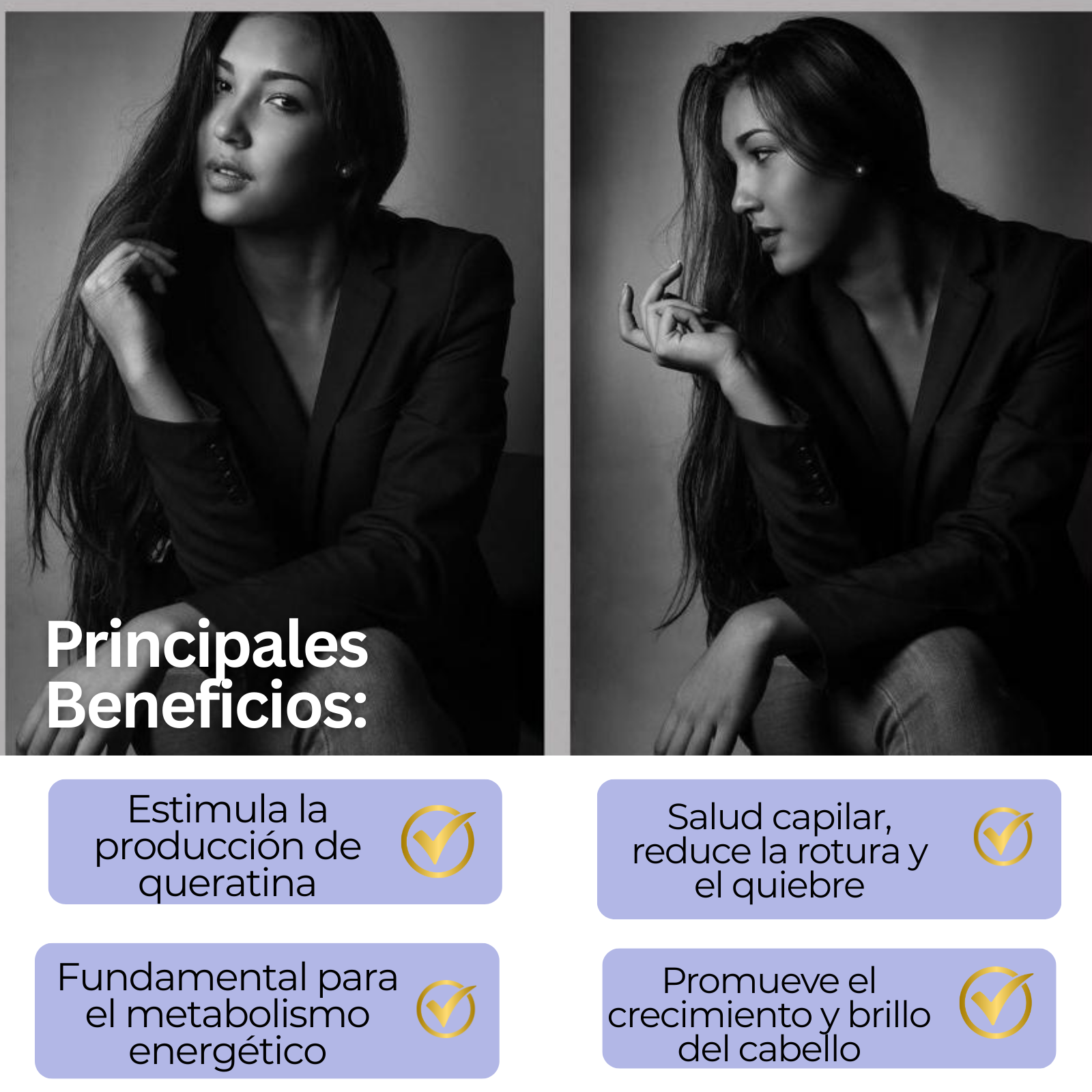 Biotina | Colágeno Hidrolizado Péptidos Bioactivos 650 mg