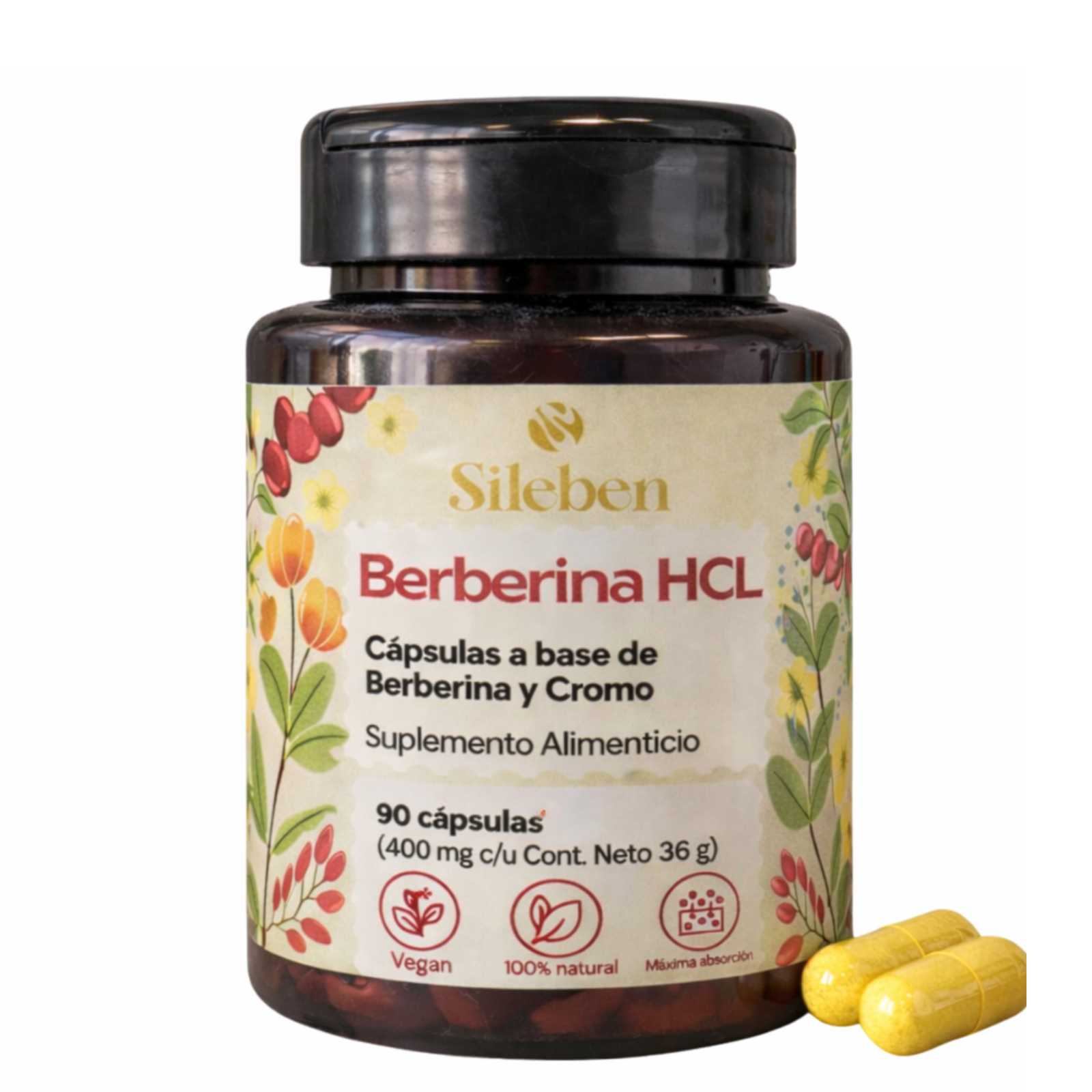 Berberina HCL | Cromo 1200 mg