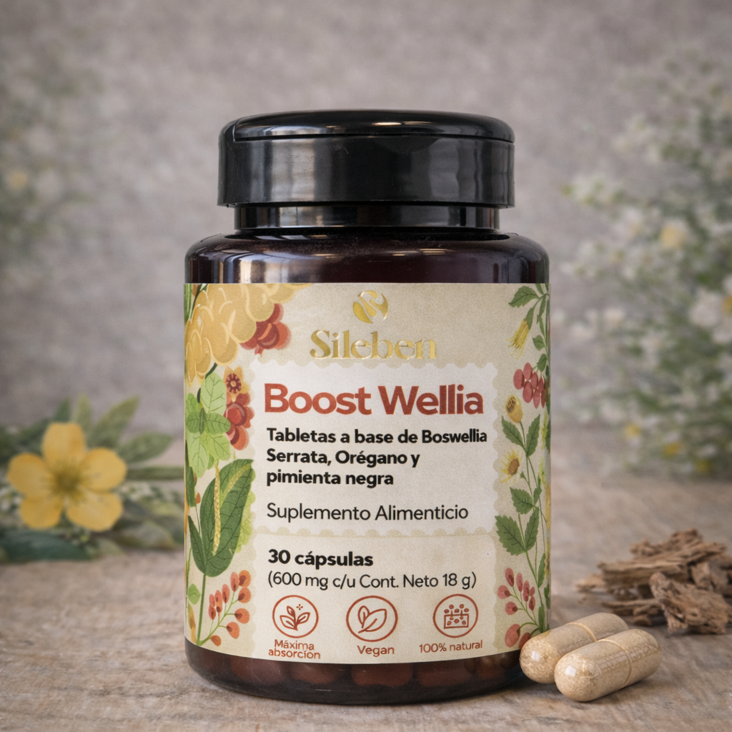 Boost Wellia  | Orégano  | Pimienta Negra 600 mg