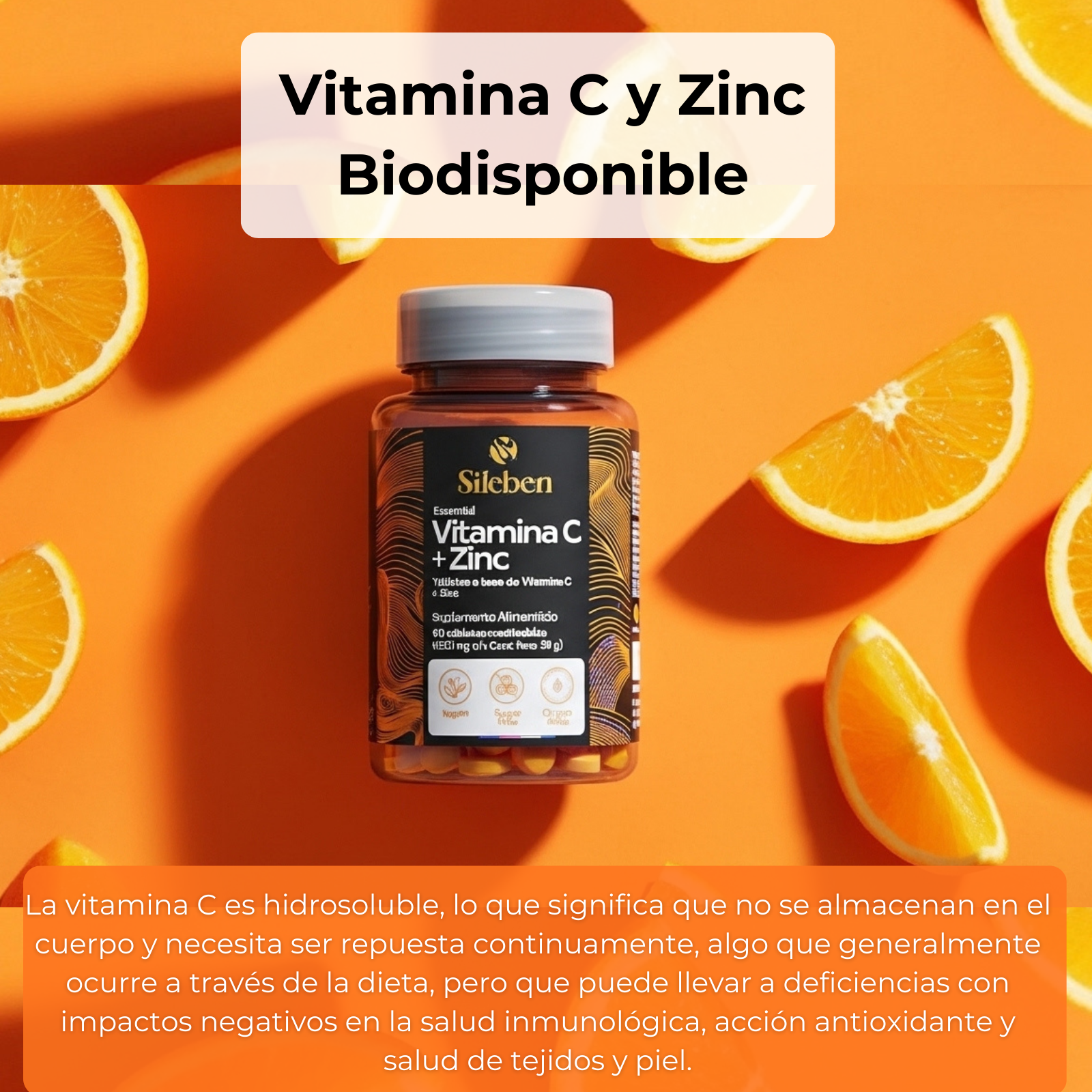 Vitamina C | Zinc 650 mg
