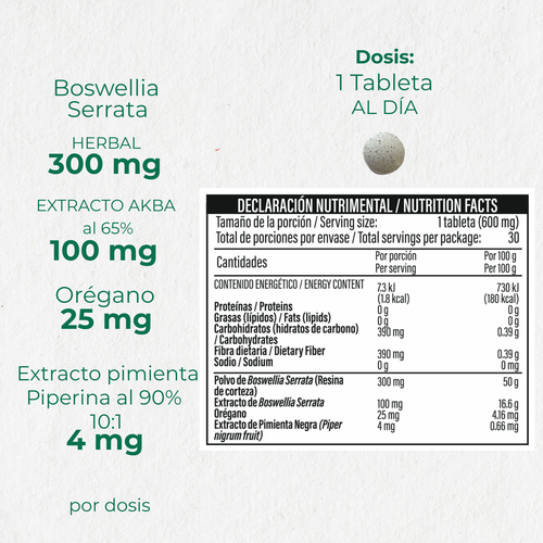 Boost Wellia  | Orégano  | Pimienta Negra 600 mg