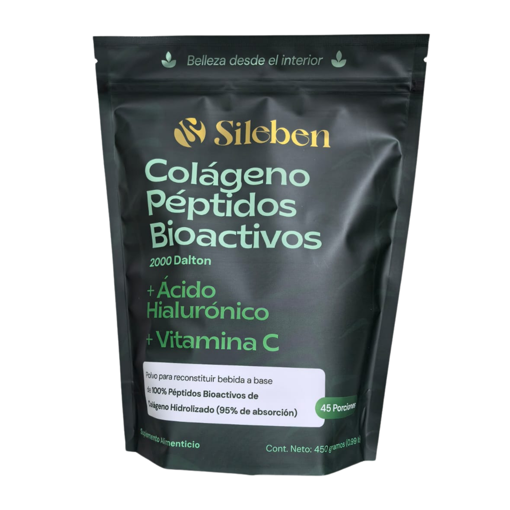Colageno en Péptidos Bioactivos | Ácido Hialurónico | Vitamina C  450 g